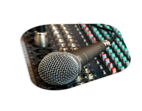 Mikrofon im Studio